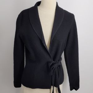 Deane & White black unlined blazer/tie-sz SP